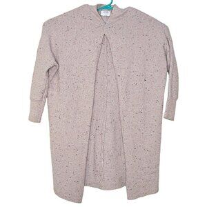 Old Navy Long Cardigan Sweater Womens Lilac Purple 3/4 Sleeve Open Knit Size M